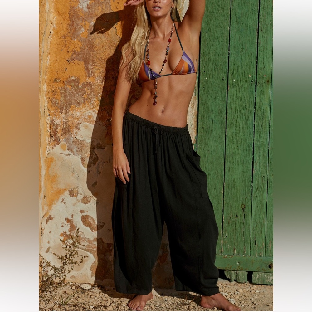 Free People Quinn Pants in Black